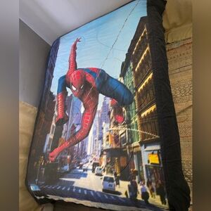 Vintage 2004 Rare SpiderMan 2 Blanket Comforter Twin-Single Size 62 X 86